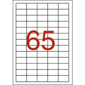   Etikett, univerzális, 38x21,2 mm, APLI, 6500 etikett/csomag (LCA3127)