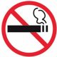 Információs matrica, tilos a dohányzás, APLI (LCA845)