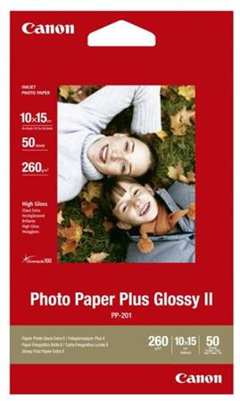 PP-201 Fotópapír, tintasugaras, 10x15 cm, 260 g, extra fényes, CANON (LCPP201)