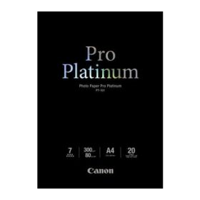  PT-101 Fotópapír, tintasugaras, A4, 300 g, fényes, 20 lap, CANON (LCPT101A4)