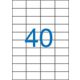 Etikett, univerzális, 52,5x29,7 mm, VICTORIA PAPER, 4000 etikett/csomag (LCV11378)