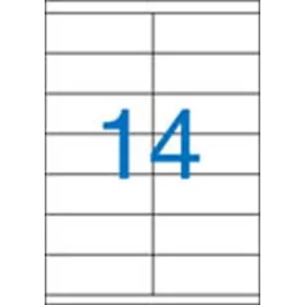   Etikett, univerzális, 105x40 mm, VICTORIA PAPER, 1400 etikett/csomag (LCV11383)