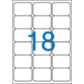   Etikett, univerzális, 63,5x46,6 mm, kerekített sarkú, VICTORIA PAPER, 1800 etikett/csomag (LCV11385)