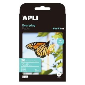   Fotópapír, tintasugaras, 10x15 cm, 180 g, fényes, APLI Everyday (LEAA12081)
