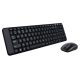 Egér- és billentyűzet készlet, vezeték nélküli, USB, HUN, LOGITECH MK220, fekete (LGBEMK220)