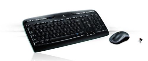 Egér- és billentyűzet készlet, vezeték nélküli, USB, HUN, LOGITECH MK330, fekete (LGBEMK330)