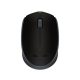 Egér, vezeték nélküli, optikai, közepes méret, USB, LOGITECH M171, fekete (LGEM171B)