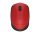Egér, vezeték nélküli, optikai, közepes méret, USB, LOGITECH M171, piros (LGEM171R)