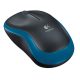 Egér, vezeték nélküli, optikai, közepes méret, USB, LOGITECH M185, kék (LGEM185B)