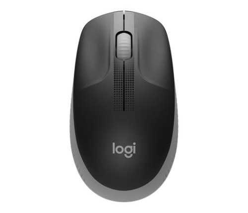 Egér, vezeték nélküli, optikai, USB, LOGITECH, M190, szürke (LGEM190G)