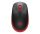Egér, vezeték nélküli, optikai, USB, LOGITECH, M190, piros (LGEM190R)