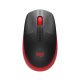 Egér, vezeték nélküli, optikai, USB, LOGITECH, M190, piros (LGEM190R)