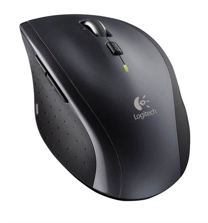 Egér, vezeték nélküli, lézeres, normál méret, USB, LOGITECH M705 Marathon, fekete (LGEM705)