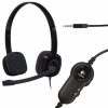 Fejhallgató, mikrofonnal, vezetékes, LOGITECH H151 (LGFH151)