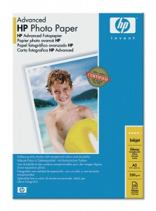 Q8697A Fotópapír, tintasugaras, A3, 250 g, fényes, HP (LHPQ8697A)