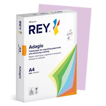 Másolópapír, színes, A4, 80 g, REY Adagio, intenzív lila (LIPAD48IL)
