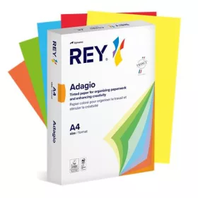   Másolópapír, színes, A4, 80 g, 5x100 lap, REY Adagio, intenzív mix (LIPAD48IX)