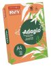 Másolópapír, színes, A4, 80 g, REY Adagio, neon mandarin (LIPAD48NM)