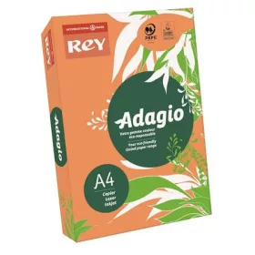   Másolópapír, színes, A4, 80 g, REY Adagio, neon mandarin (LIPAD48NM)