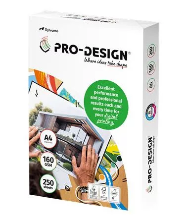 Másolópapír, digitális, A4, 160 g, PRO-DESIGN (LIPPD4160)