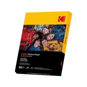   Fotópapír, tintasugaras, A4, 180 g, fényes, KODAK Fine Art (LKO9891264)