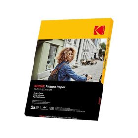   Fotópapír, tintasugaras, A4, 230 g, fényes, KODAK Fine Art (LKO9891266)