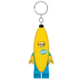   Kulcstartó, LED világítással, LEGO Banana Guy (LLGLKE118)