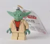 Kulcstartó, LED világítással, LEGO Star Wars Yoda (LLGLKE11H)