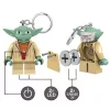 Kulcstartó, LED világítással, LEGO Star Wars Yoda (LLGLKE11H)