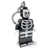 Kulcstartó, LED világítással, LEGO Skeleton Guy (LLGLKE137H)