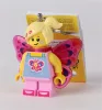 Kulcstartó, LED világítással, LEGO Butterfly Girl (LLGLKE171H)