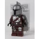Kulcstartó, LED világítással, LEGO Star Wars The Mandolarian 2 (LLGLKE187H)