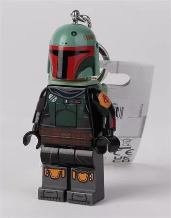 Kulcstartó, LED világítással, LEGO Star Wars Boba Fett (LLGLKE188H)