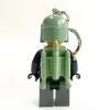 Kulcstartó, LED világítással, LEGO Star Wars Boba Fett (LLGLKE188H)