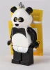 Kulcstartó, LED világítással, LEGO Panda Guy (LLGLKE195H)