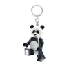 Kulcstartó, LED világítással, LEGO Panda Guy (LLGLKE195H)