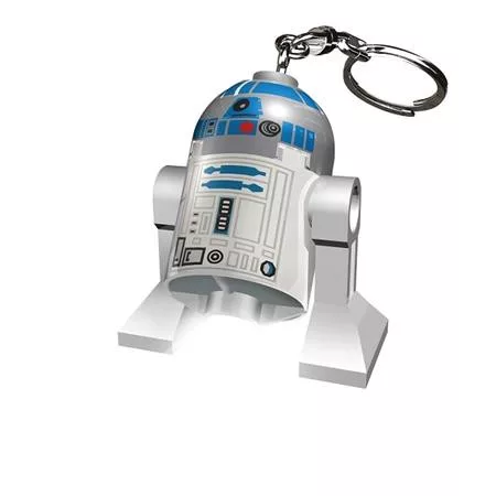 Kulcstartó, LED világítással, LEGO Star Wars R2D2 (LLGLKE21H)