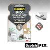 Ragasztó négyzetek, kétoldalú, 25,4 x 25,4 mm, 3M SCOTCH (LP111)