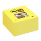 Öntapadó jegyzettömb, 76x76 mm, 350 lap, 3M POSTIT Super Sticky, sárga (LP2028SS)