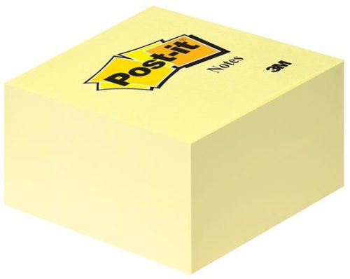 Öntapadó jegyzettömb, 76x76 mm, 450 lap, 3M POSTIT, sárga (LP636B)