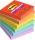 Öntapadó jegyzettömb, 76x76 mm, 6x90 lap, 3M POSTIT Super Sticky Playful, vegyes színek (LP6546SSPLA)