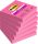 Öntapadó jegyzettömb, 76x76 mm, 6x90 lap, 3M POSTIT Super Sticky, pink (LP6546SSPNK6)