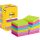 Öntapadó jegyzettömb, 76x76 mm, 12x90 lap, 3M POSTIT Super Sticky, vegyes (LP654SUC)