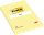 Öntapadó jegyzettömb, 102x152 mm, 100 lap, vonalas, 3M POSTIT, sárga (LP6601)