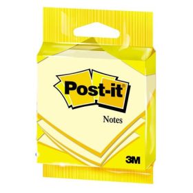   Öntapadó jegyzettömb, 76x76 mm, 100 lap, 3M POSTIT, sárga (LP6820B)