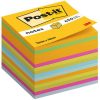 Öntapadó jegyzettömb, 76x76 mm, 450 lap, 3M POSTIT, vegyes színek (LP9542976)