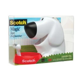   Ragasztószalag-adagoló, asztali, feltöltött, 3M SCOTCH C31, kutya (LPC31D)