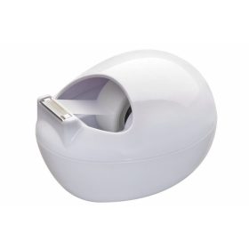   Ragasztószalag-adagoló, asztali, feltöltött, kavics formájú, 3M SCOTCH, fehér (LPC36WEU)