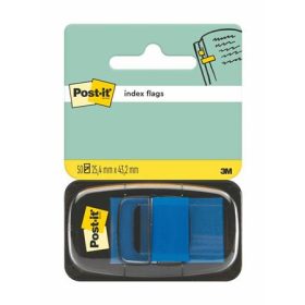   Jelölőcímke, műanyag, 50 lap, 25x43 mm, 3M POSTIT, kék (LPJ6802)