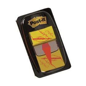   Jelölőcímke, műanyag, 50 lap, 25x43 mm, 3M POSTIT, ikonos, aláírás (LPJ68031)